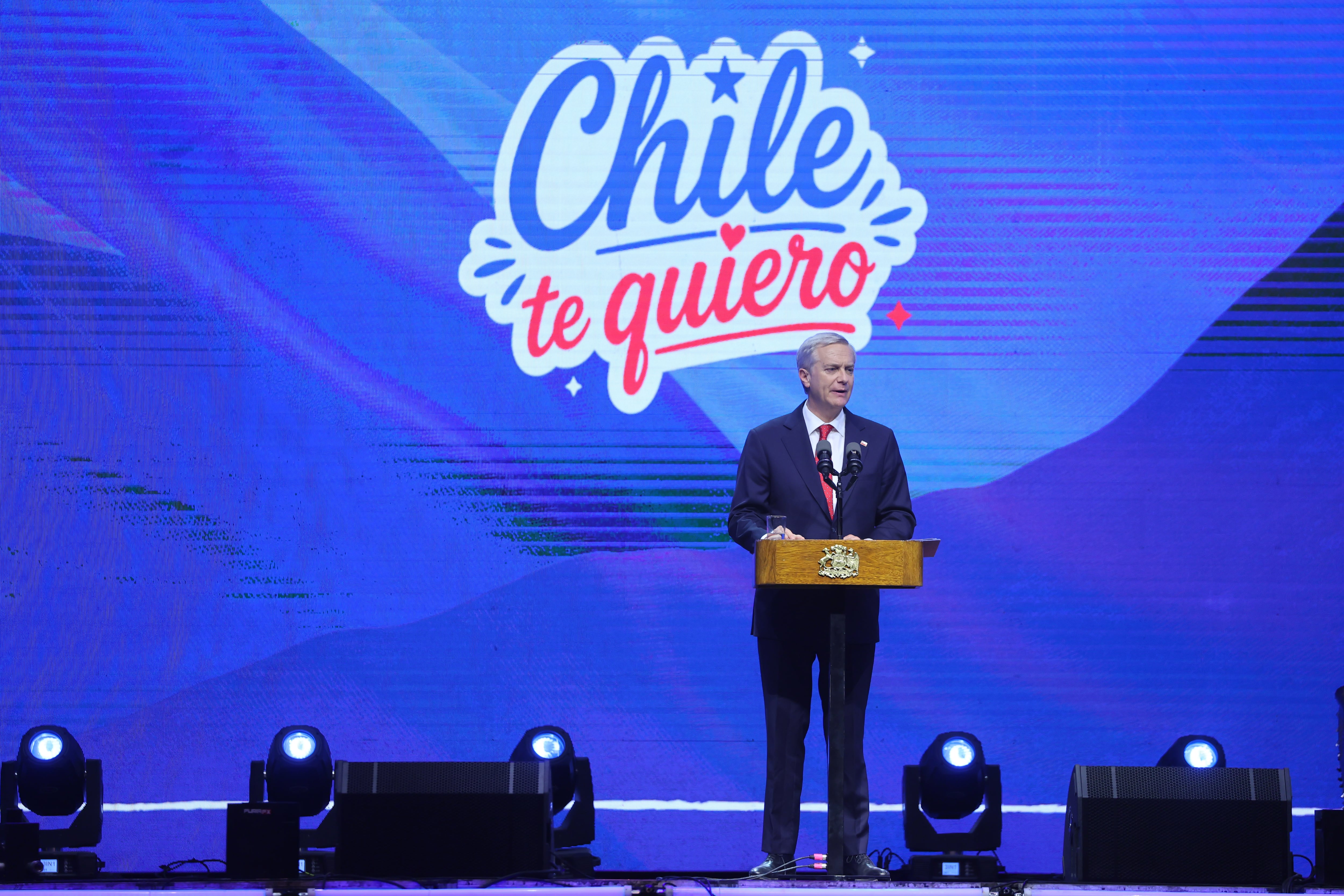 Santiago, 16 de septiembre 2026.
El Presidente de la Republica, acompanado de la Primera Dama, inaugura la Gran Fonda de Chile en el Parque Ohiggins, dando inicio a las celebraciones por Fiestas Patrias.
Jonnathan Oyarzun/Aton Chile