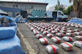 Operativo policial deja 10 detenidos y 2,1 toneladas de marihuana incautadas