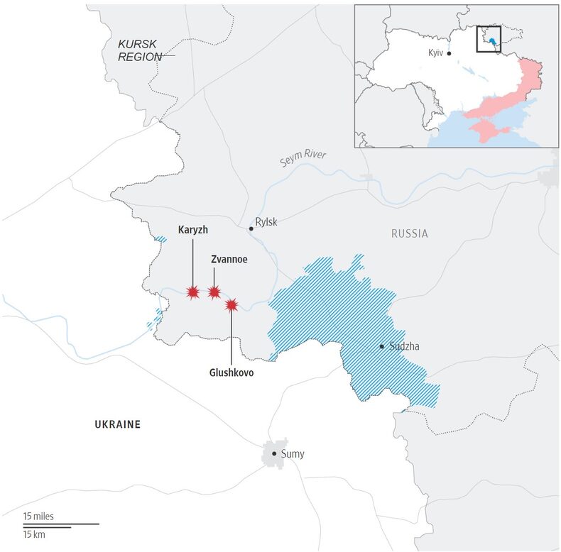 Ukraine surrounds Russian troops in Kursk, engages in long battle