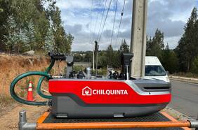 El innovador robot que recubre tendido eléctrico en la Región de Valparaíso para evitar cortes de suministro