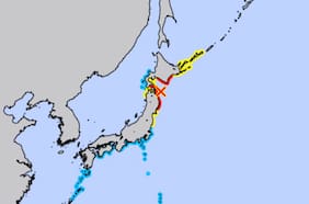 Japón advierte de un tsunami de 3 metros de altura tras un terremoto de magnitud 7,6