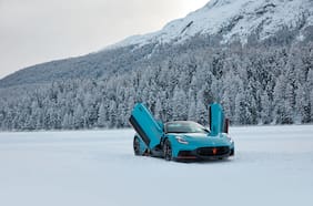 La nueva versión única del Maserati MCPura Cielo se luce en St. Moritz