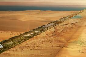 La ciudad futurista que emergerá en el desierto de Arabia Saudita