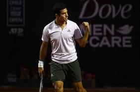 Christian Garin saca adelante un extenuante partido y avanza a las semifinales del Challenger de Antofagasta
