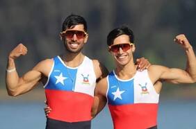 18 chilenos en París 2024: los remeros César Abaroa y Eber Sanhueza sellan su boleto a los Juegos Olímpicos