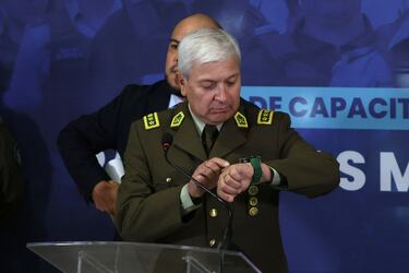 El general director de Carabineros, Ricardo Yánez.