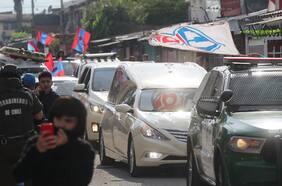 Sin fuegos artificiales y con un detenido: cómo fue el funeral de “Bombazul”