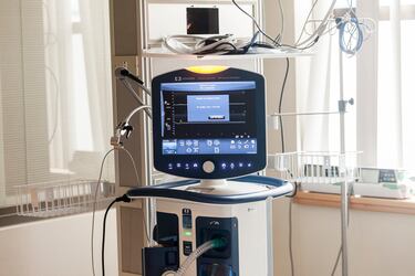 Ventilador mecánico. Foto referencial.