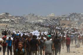 ONU publica un video que muestra cómo el ejército israelí dispara a civiles que esperaban por comida en Gaza