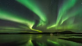Para ver auroras boreales en Finlandia