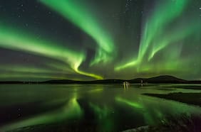 Para ver auroras boreales en Finlandia