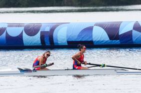 Antonia y Melita Abraham quedan fuera de la lucha por las medallas en el remo de París 2024