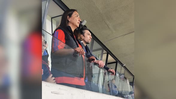 Con una reunión con Cecilia Pérez programada: alcalde de Lampa asiste al triunfo de la U e intensifica el sueño del estadio