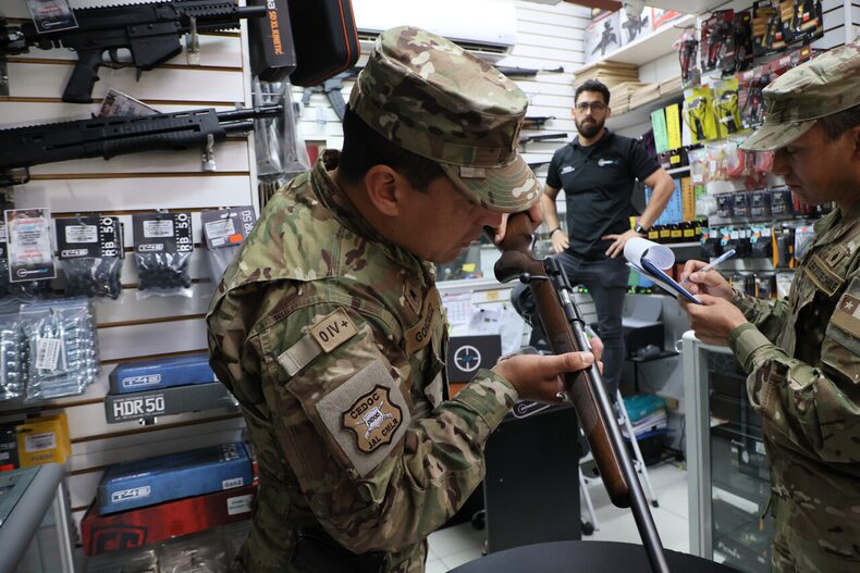 Ejército fiscalización de armas