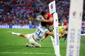 El épico tackle que fue clave en el triunfo de los Pumas y su paso a las semifinales del Mundial de Rugby
