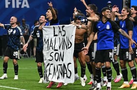 FIFA abre expediente disciplinario contra Argentina por la exhibición del lienzo alusivo a las Malvinas
