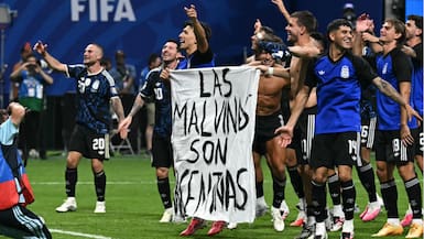 FIFA abre expediente disciplinario contra Argentina por la exhibición del lienzo alusivo a las Malvinas