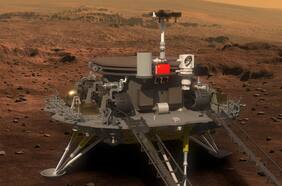 Misión china en Marte emite asombroso video de su orbitador con el planeta rojo de fondo