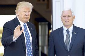 Trump evalúa limitar contacto con vicepresidente Pence tras caso de Covid-19 en su entorno