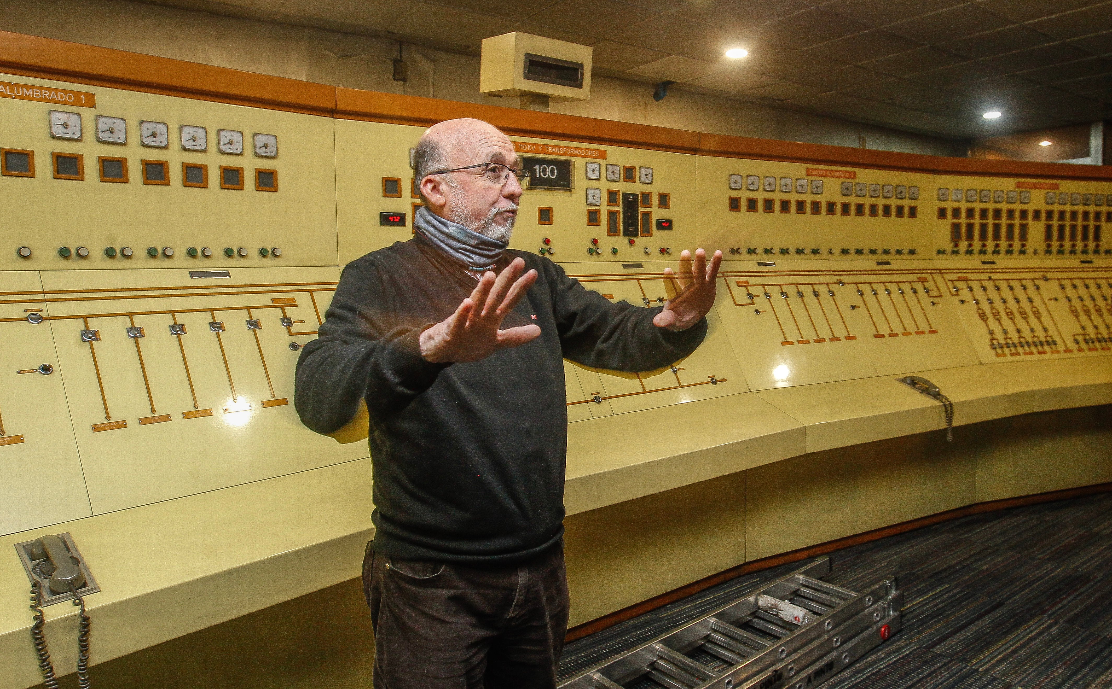 Manuel Moreira, regulador puesto control y distribución de Metro.