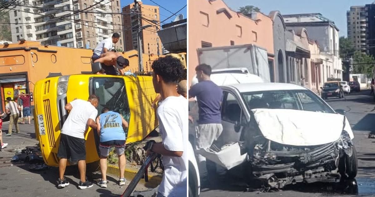 Por usurpación de funciones: detienen a civil que persiguió a delincuentes que chocaron furgón escolar en Recoleta