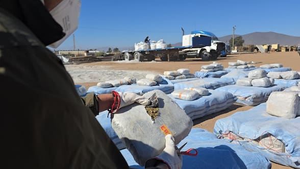 Avaluada en cerca de $11 mil millones: incautan casi una tonelada de droga en Coquimbo