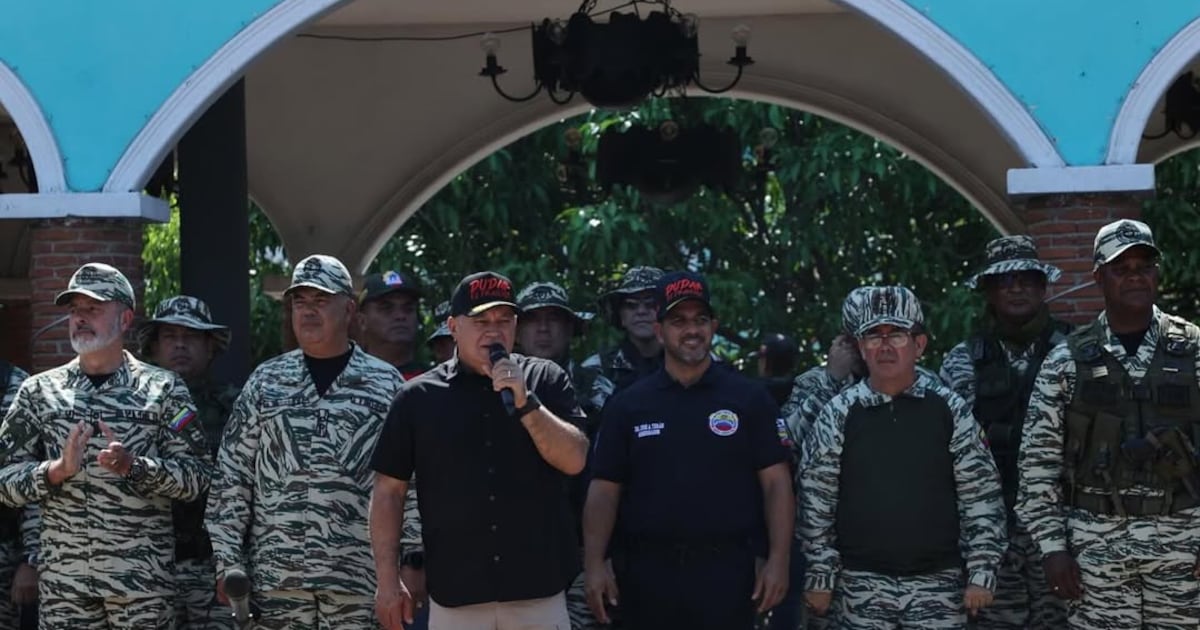 Venezuela continúa con jornada de ejercicio militares mientras Diosdado Cabello carga contra EE.UU.