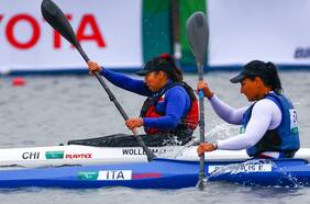 Katherinne Wollermann fue la mejor de su serie y pasó directo a la final del canotaje paralímpico