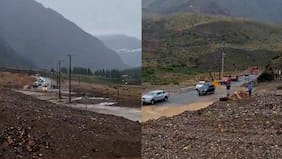 Reportan personas aisladas en el Cajón del Maipo tras intensas precipitaciones