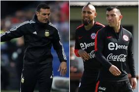 La sorpresiva reacción de Lionel Scaloni tras ser consultado por el futuro de Gary Medel y Arturo Vidal en la Roja