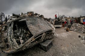 Ya no queda casi nada de Vista Hermosa, una de las poblaciones más golpeadas por los incendios en Lirquén
