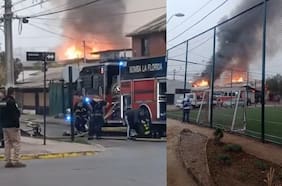 Bomberos combate incendio de al menos ocho viviendas en La Florida