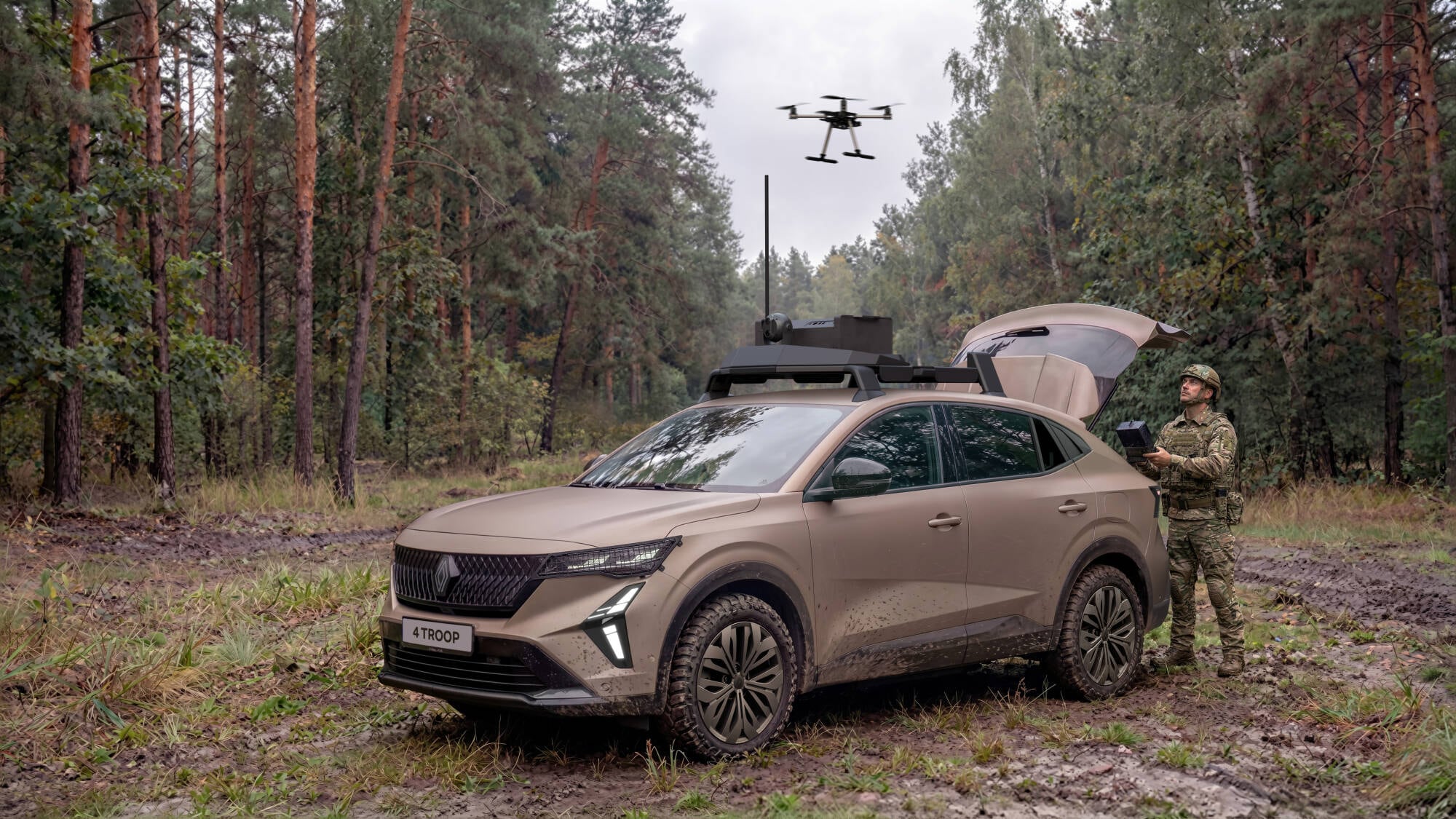 Renault 4 Troop: el prototipo militar listo para el combate