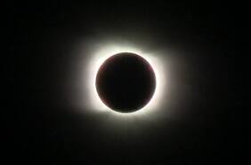 Las imágenes que dejó el eclipse