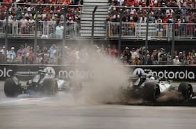 Arde Mercedes: el polémico cruce entre Antonelli y Russell que marcó el Sprint del GP de Canadá