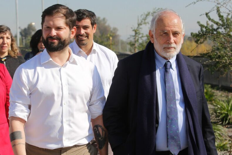 Presidente Boric y ministro Montes