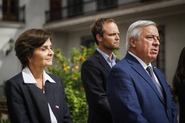 Jaime Mañalich, Paula Daza y Arturo Zúñiga.