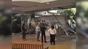 Grave accidente en Quilpué: Parte del techo se derrumbó sobre una tienda en Mall Portal El Belloto