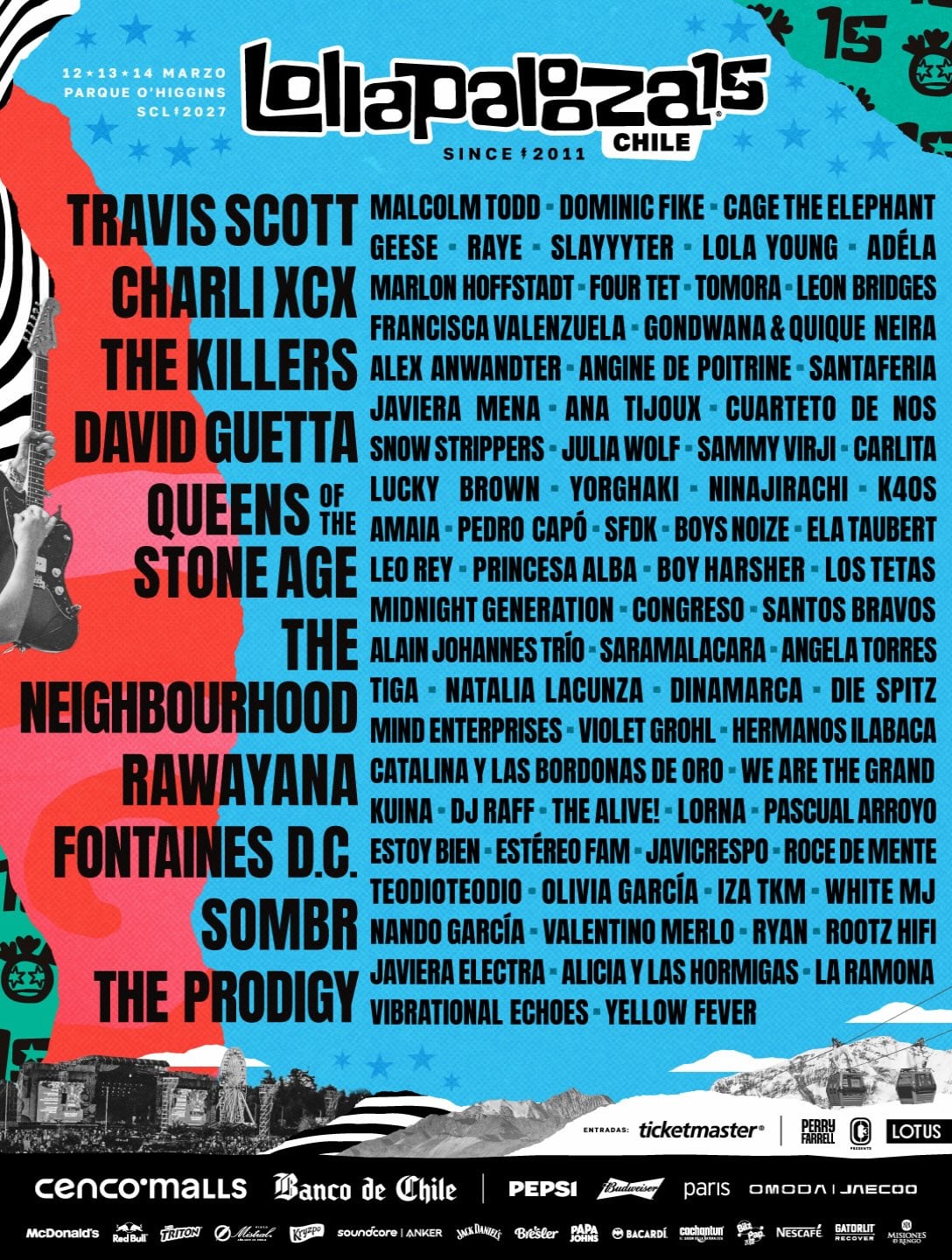 Lollapalooza Chile 2027. Foto: @lotuscl