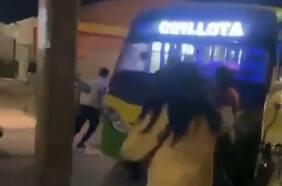 Chofer de microbús agredió con un martillo a un sujeto durante altercado en Limache
