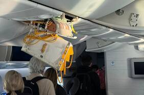 Así quedó el Boeing de Air Europa que aterrizó de emergencia en Brasil por turbulencias: “Habían niños volando”