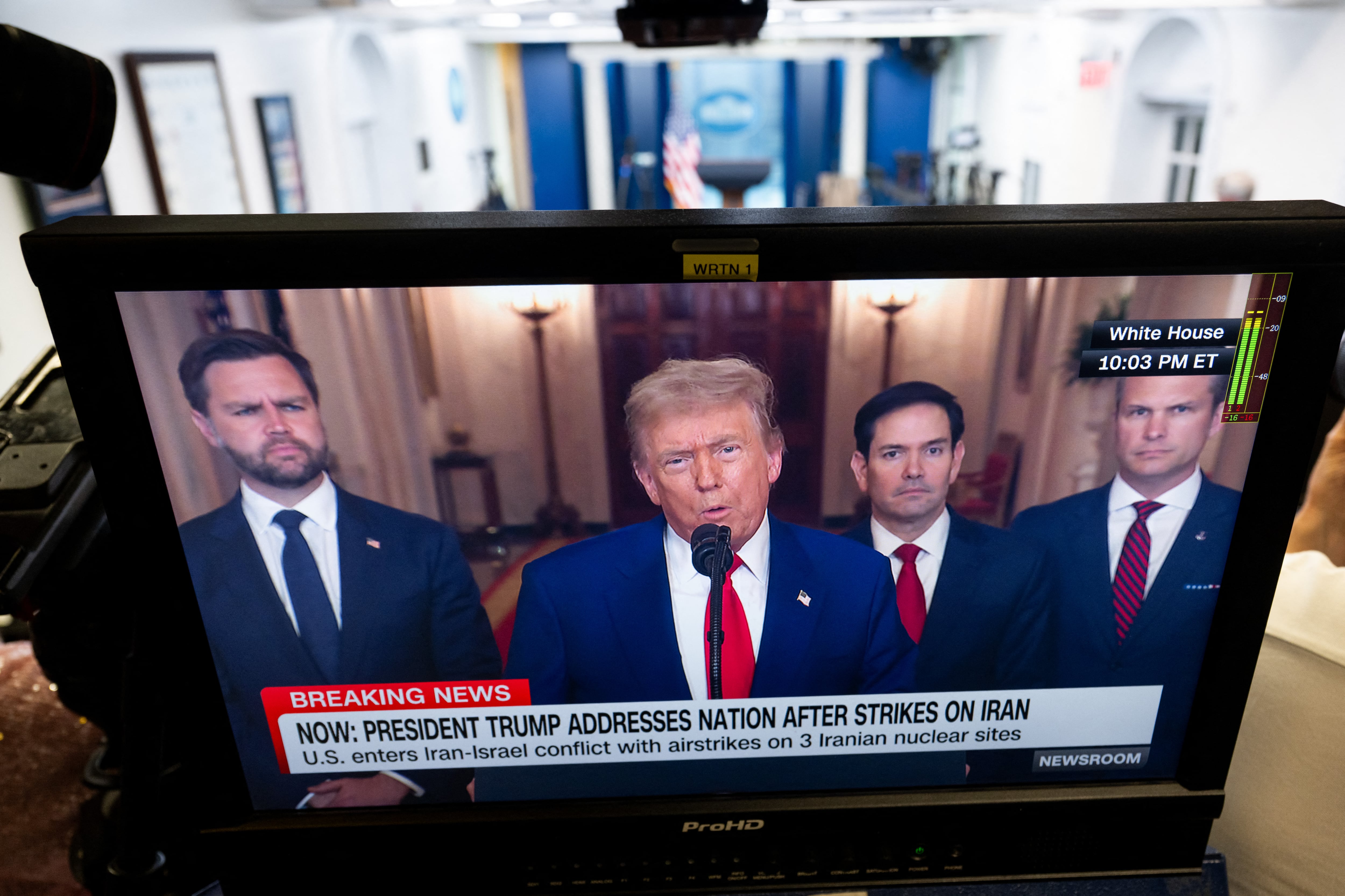 Trump habla tras el ataque estadounidense sobre Irán