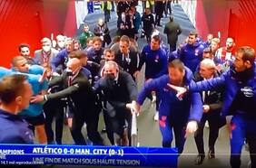 Escándalo en Madrid: jugadores del Manchester City y del Atlético protagonizan fuerte pelea en camarines
