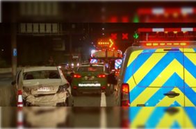 Muere conductor que chocó con barrera de contención en autopista de La Cisterna