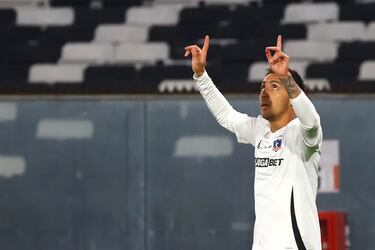 Javier Correa anotó para Colo Colo frente a Bucaramanga.