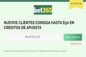 Código bonus Bet365 para Chile: BONO365