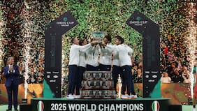 Italia se proclama por tercer año consecutivo tras barrer a España en la final de la Copa Davis