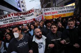 Fatal accidente de tren gatilla múltiples protestas y huelgas en Grecia