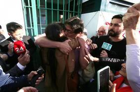 Así fue la salida de Daniel Jadue desde Cárcel Capitán Yáber