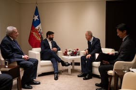 Con Bachelet entre los temas tratados: Presidente Boric sostuvo encuentro con el ex Secretario General de la ONU, Ban Ki Moon